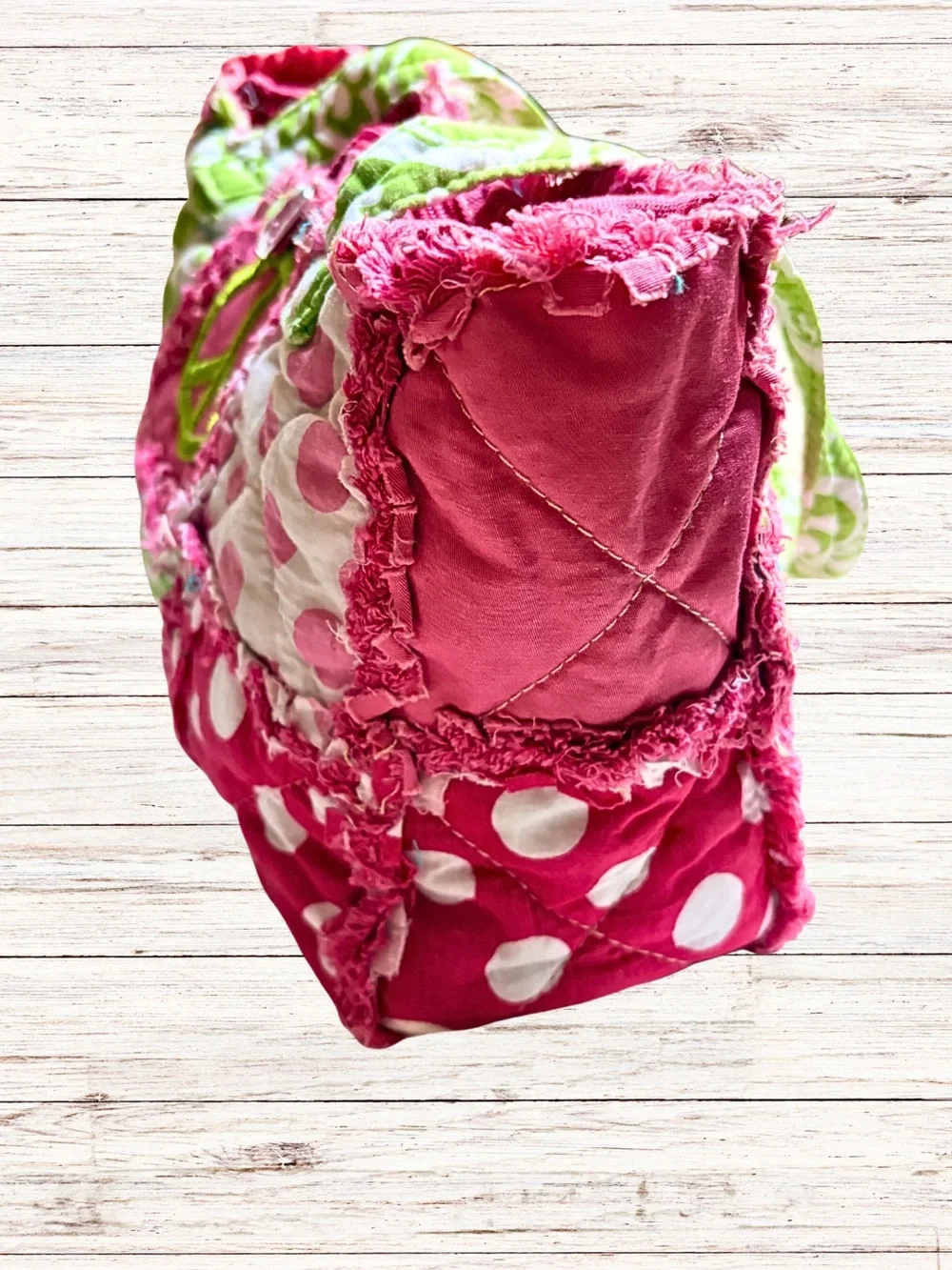 HANDCRAFTED FESTIVAL BAG QUILTED Shoulder Purse Hippie Barbie Pink Peace Sign - Picture 6 of 10